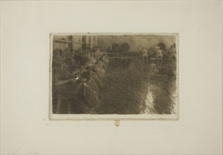 The Large Brewery, 1890, Anders Zorn, Swedish, 1860-1920, Sweden, Etching on cream laid paper, 143