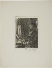 J.B. Faure, 1891, Anders Zorn, Swedish, 1860-1920, Sweden, Etching on ivory laid paper, 201 x 150