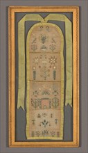 Sampler, 1799, Worked by Elizabeth Dudley (English, active c. 1799), England, Linen, plain weave,