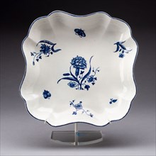 Dish, c. 1755, Worcester Porcelain Factory, Worcester, England, founded 1751, Worcester, Soft-paste