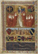 Pope Pius II, frontispiece to a Constitution of the Sienese Church of the Year 1464, 1464, possibly