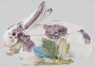 Tureen in the form of a Rabbit, 1755/56, Chelsea Porcelain Manufactory, London, England, c.