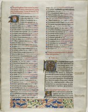 Folio One from Burchard of Sion’s De locis ac mirabilibus mundi, or an Illuminated Geography, c.