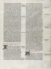 Folio Five from Burchard of Sion’s De locis ac mirabilibus mundi, or an Illuminated Geography, c.