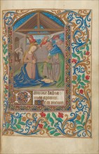 Book of Hours for the Use of Limoges, 1480/1500 (late 15th century binding), Master of Catherine