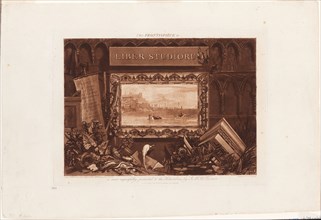 The Frontispiece to Liber Studiorum, Published May 23, 1812, Joseph Mallord William Turner