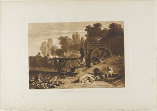 The Farm Yard with the Cock, plate 17 from Liber Studiorum, published March 29, 1809, Joseph