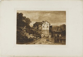 Water Mill, plate 37 from Liber Studiorum, Published February 1, 1812, Joseph Mallord William