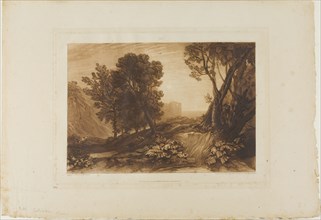Solitude, plate 53 from Liber Studiorum, published May 12, 1814, Joseph Mallord William Turner