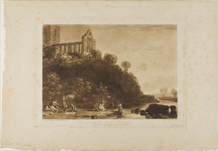 Dumblain Abbey, plate 56 from Liber Studiorum, published January 1, 1816, Joseph Mallord William