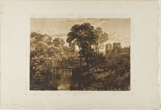Berry Pomeroy Castle, plate 58 from Liber Studiorum, published January 1, 1816, Joseph Mallord