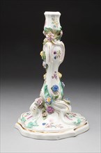 Candlestick, 18th century, Meissen Porcelain Manufactory, German, founded 1710, Meissen, Hard-paste
