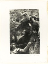 Tuba Mirum Spargens Sonum, c. 1888, Henri Fantin-Latour, French, 1836-1904, France, Lithograph in
