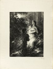 Duet of the Trojans, fifth plate, 1894, Henri Fantin-Latour, French, 1836-1904, France, Lithograph