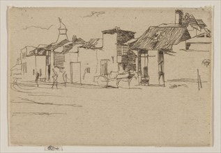 The Old Swan Brewery, Chelsea, 1872/73, James McNeill Whistler, American, 1834-1903, United States,