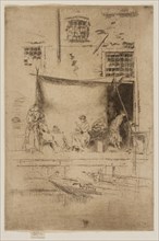Fruit Stall, 1879/80, James McNeill Whistler, American, 1834-1903, United States, Etching and