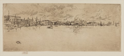 Long Venice, 1879/80, James McNeill Whistler, American, 1834-1903, United States, Etching and