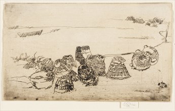 Lobster Pots, Selsea Bill, 1880/81, James McNeill Whistler, American, 1834-1903, United States,