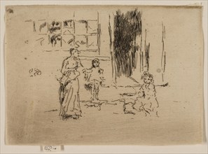 Petticoat Lane, 1887, James McNeill Whistler, American, 1834-1903, United States, Etching and