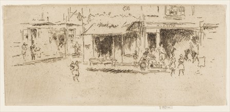 St James’s Place, Houndsditch, 1886, James McNeill Whistler, American, 1834-1903, United States,