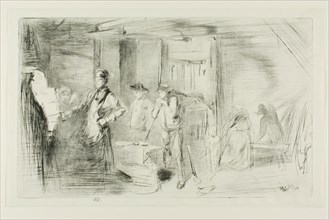 The Forge, 1861, James McNeill Whistler, American, 1834-1903, United States, Drypoint in black ink
