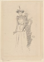 Suede Gloves, 1890, James McNeill Whistler, American, 1834-1903, United States, Transfer lithograph