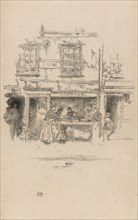 Maunder’s Fish Shop, Chelsea, 1890, James McNeill Whistler, American, 1834-1903, United States,
