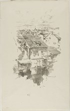 Vitré: The Canal, 1893, James McNeill Whistler, American, 1834-1903, United States, Transfer