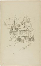 Gabled Roofs, 1893, James McNeill Whistler, American, 1834-1903, United States, Transfer lithograph
