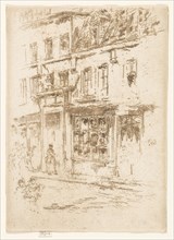 Petite Rue au Beurre, Brussels, 1887, James McNeill Whistler, American, 1834-1903, United States,