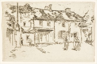 Hôtel de la Promenade, Loches, 1888, James McNeill Whistler, American, 1834-1903, United States,