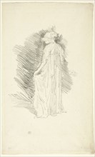 The Draped Figure, Back View, 1893, James McNeill Whistler, American, 1834-1903, United States,