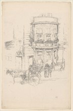 Back of the Gaiety Theatre, 1895, James McNeill Whistler, American, 1834-1903, United States,
