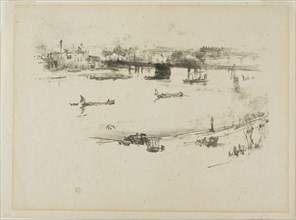 Charing Cross Railway Bridge, 1896, James McNeill Whistler, American, 1834-1903, United States,