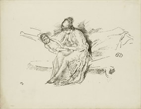 Mother and Child, No. 4, 1891, printed 1895, James McNeill Whistler, American, 1834-1903, United