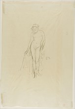 Nude Model, Standing, c. 1891, James McNeill Whistler, American, 1834-1903, United States, Transfer