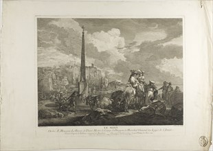 Le Midy, 1742, Jacques Le Bas (French, 1707-1783), after Nicolaes Berchem the Elder (Dutch,