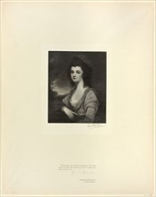 Portrait of Mrs. Davies, from Old English Masters, 1898, printed 1902, Timothy Cole (American, born