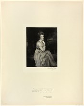 Lady Derby, from Old English Masters, 1898, printed 1902, Timothy Cole (American, born England,