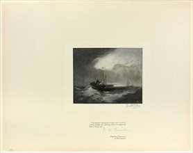 Fishing Boats Off Yarmouth, from Old English Masters, 1899, printed 1902, Timothy Cole (American,
