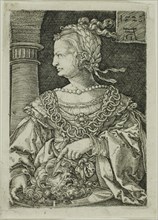 Judith with the Head of Holofernes, 1528, Heinrich Aldegrever, German, 1502-c.1560, Germany,