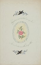 Forget Me Not Where’eer You Be (valentine), c. 1850, George Kershaw, English, 19th century,