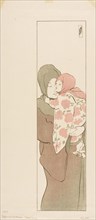 A Japanese Madonna, 1900, Helen Hyde, American, 1868-1919, United States, Color woodcut on paper,
