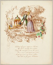 Subdued by your Superior Charms (valentine), c. 1842, Unknown Artist, English, 19th century,