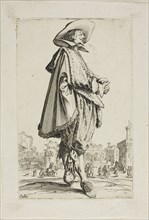 The Gentleman with Clasped Hands, plate eleven from La Noblesse, n.d., Jacques Callot, French,