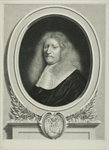Portrait of Guillaume de Brisacier, 1664, Antoine Masson (French, 1636-1700), after Nicolas Mignard