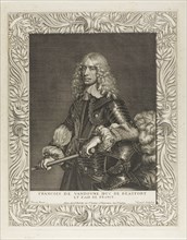 François de Vendôme, Duc de Beaufort, c. 1648, Robert Nanteuil (French, 1623-1678), after Jean