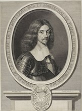 Le Maréchal de la Meilleraye, 1662, Robert Nanteuil (French, 1623-1678), after Justus van Egmont