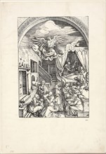 The Birth of the Virgin, from The Life of the Virgin, c. 1503–04, published 1511, Albrecht Dürer,