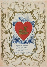 Believe Me Faithful (valentine), n.d., Unknown Artist, English, 19th century, England, Collaged